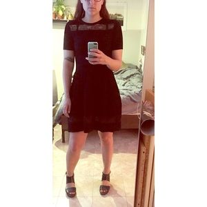 Oscar de la Renta lace knit dress